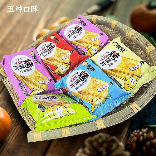 舞糧烤饃片多口味小包裝饅頭片饃干休閑零食